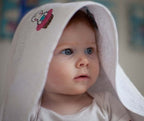 Cupcake Babies Cape de bain : Blanc